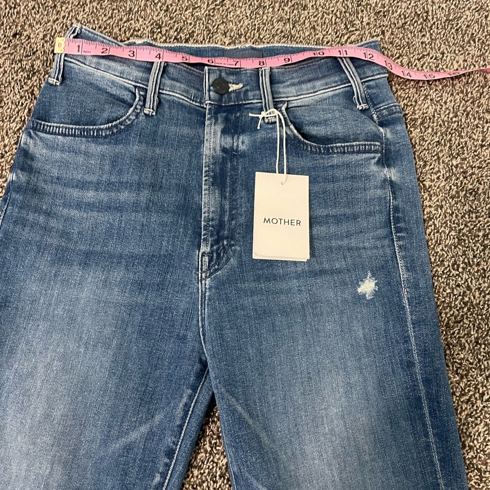 NWT Mother The hustler ankle fray | Size 26 - Picture 10 of 12